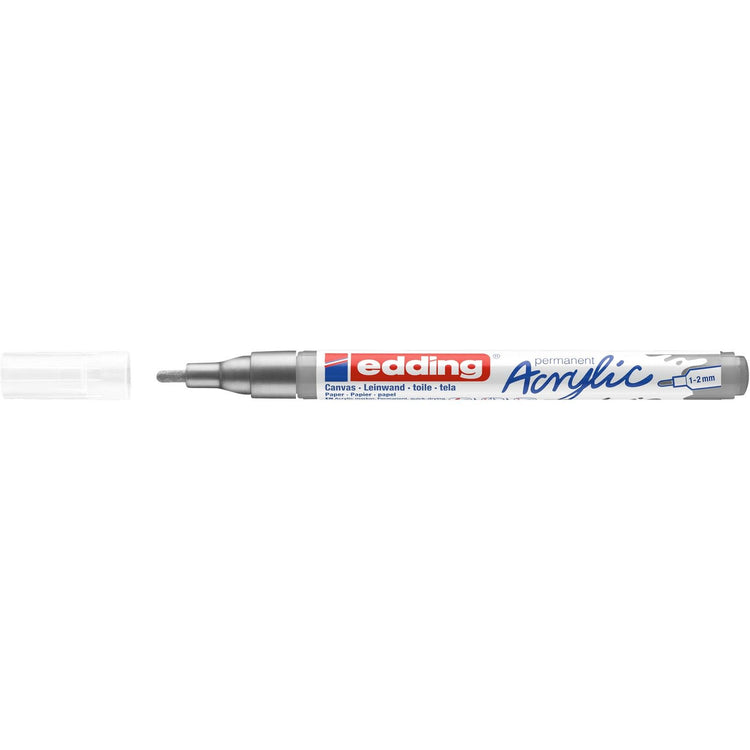Edding 5000 • marqueur acrylique argent fin