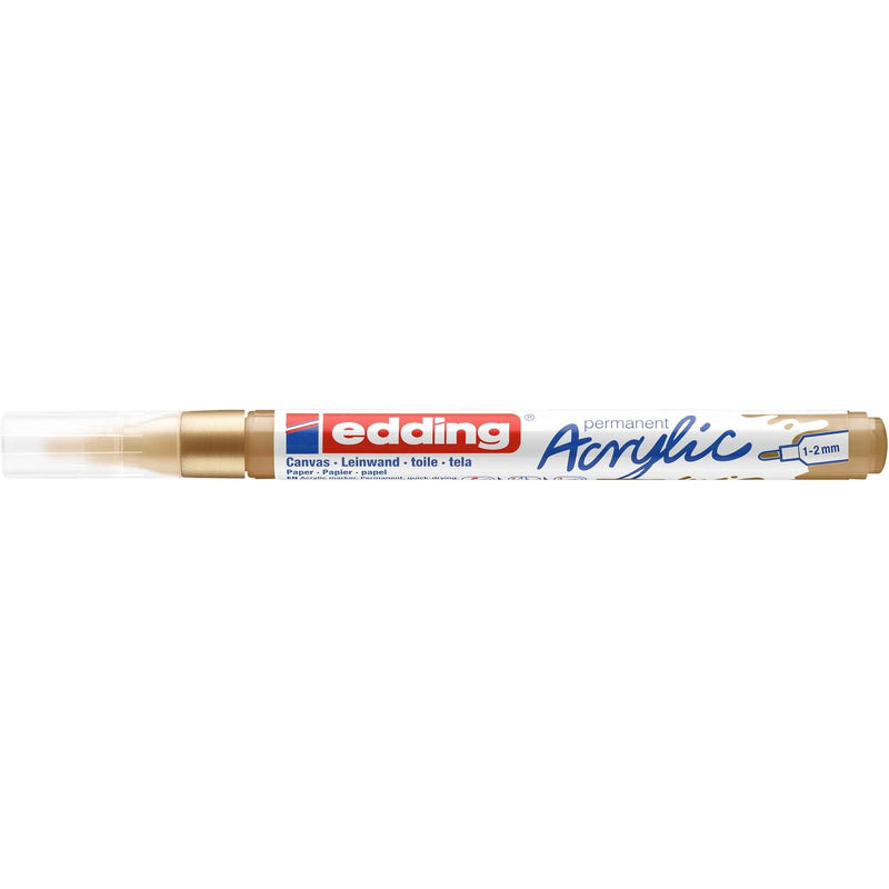 Edding 5000 • marqueur acrylique doré fin et riche
