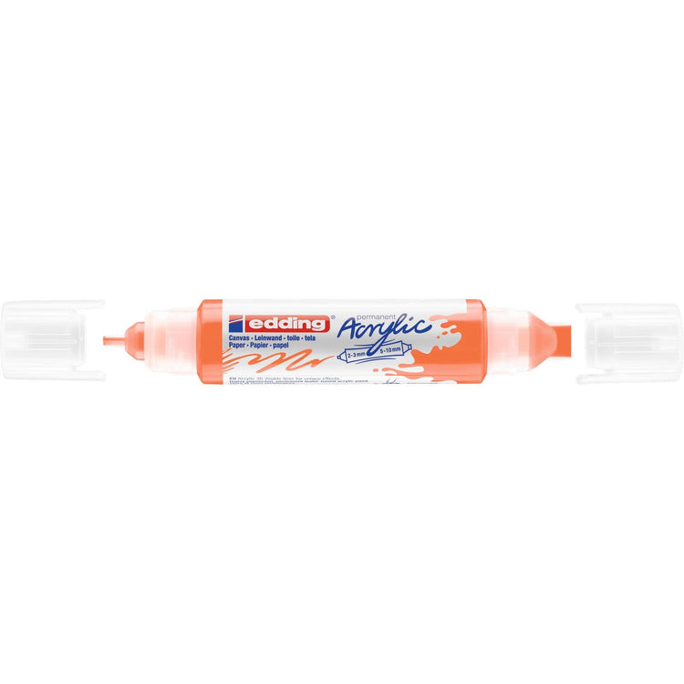 Edding 5000 • acrylique 3d doubleliner orange fluo