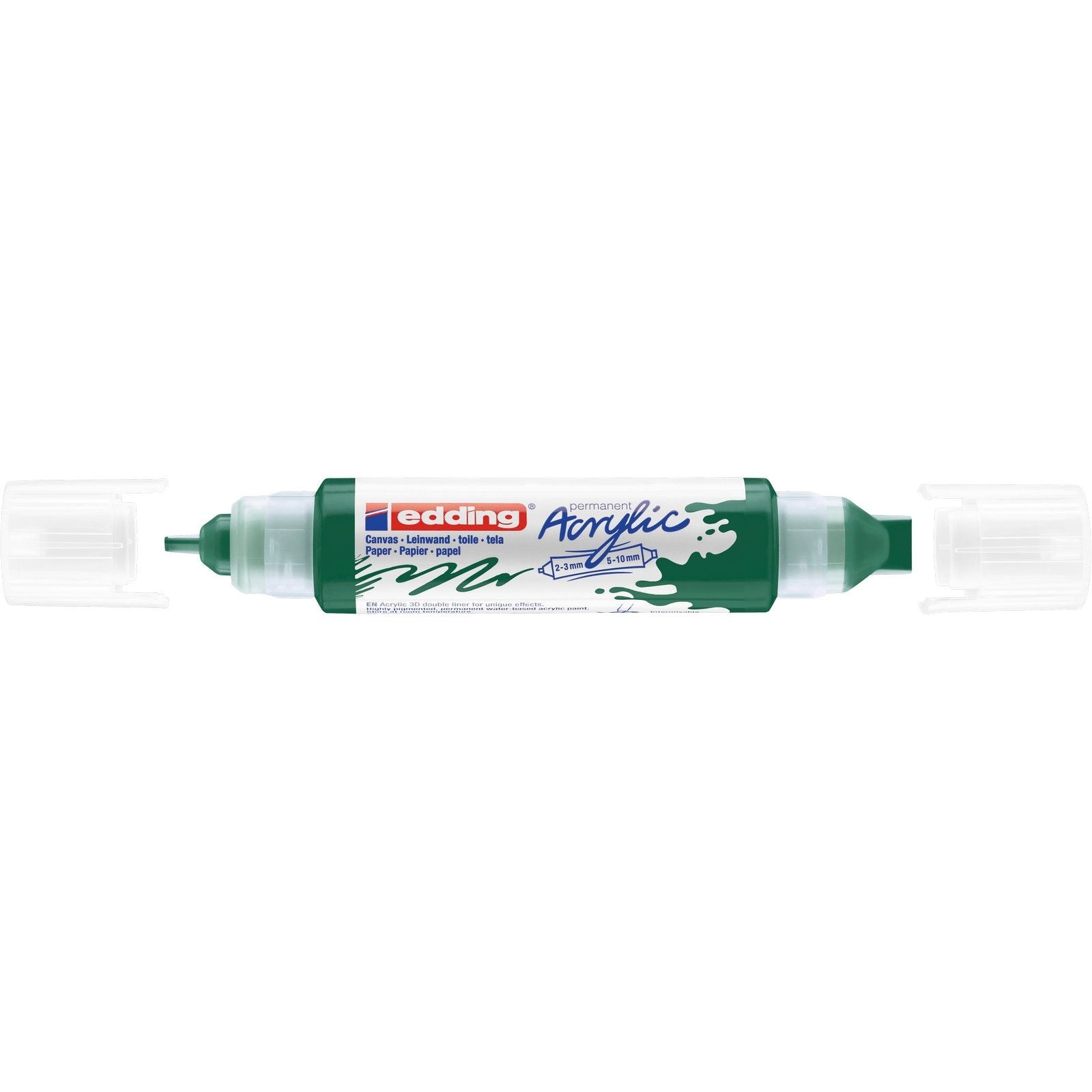 Edding 5000 • acrylique 3d doubleliner vert mousse