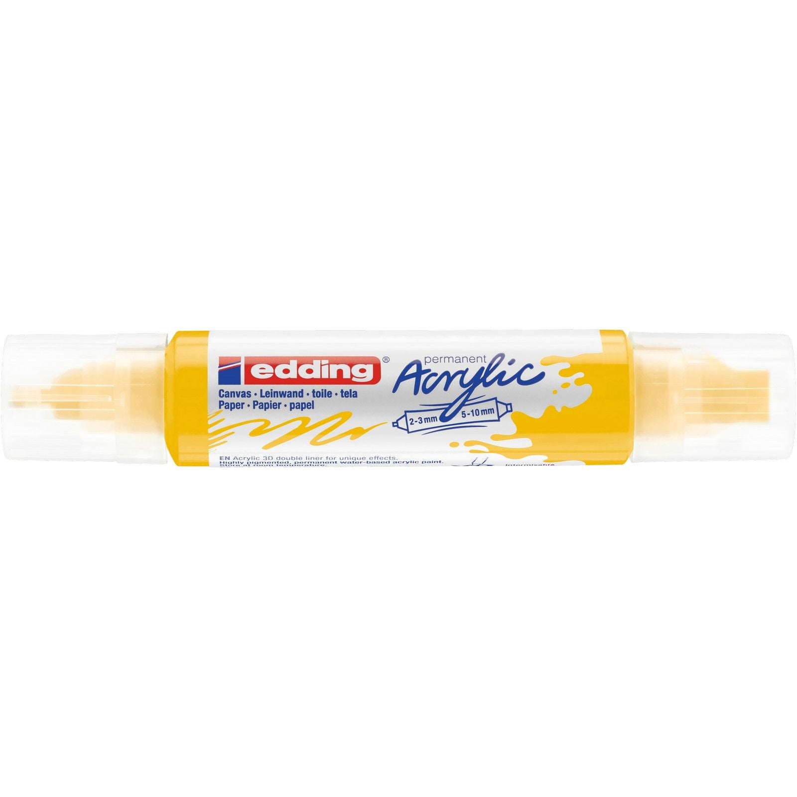 Edding 5000 • acrylique 3d doubleliner jaune signalisation