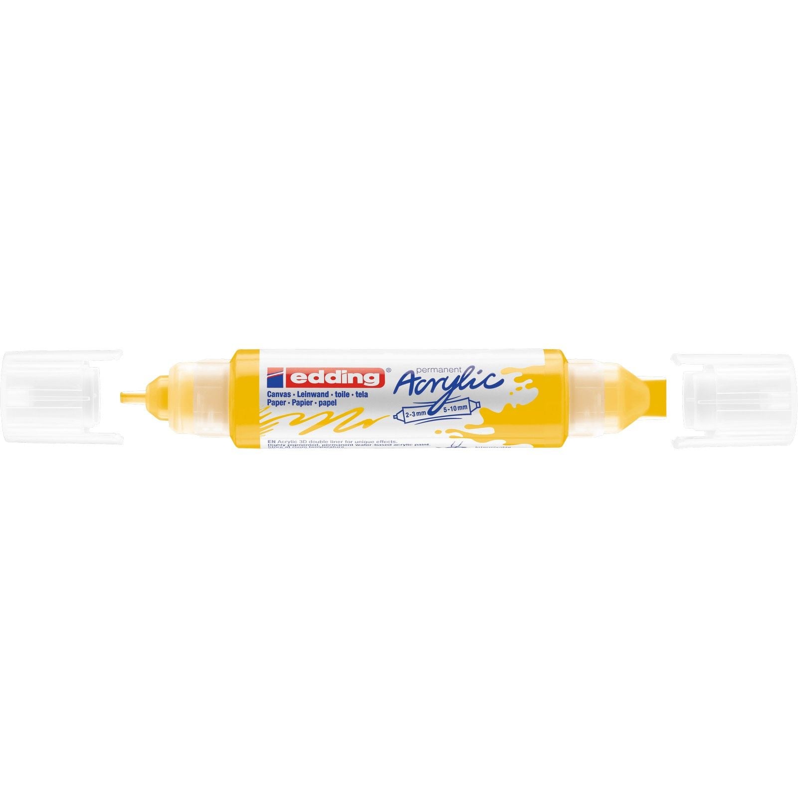 Edding 5000 • acrylique 3d doubleliner jaune signalisation