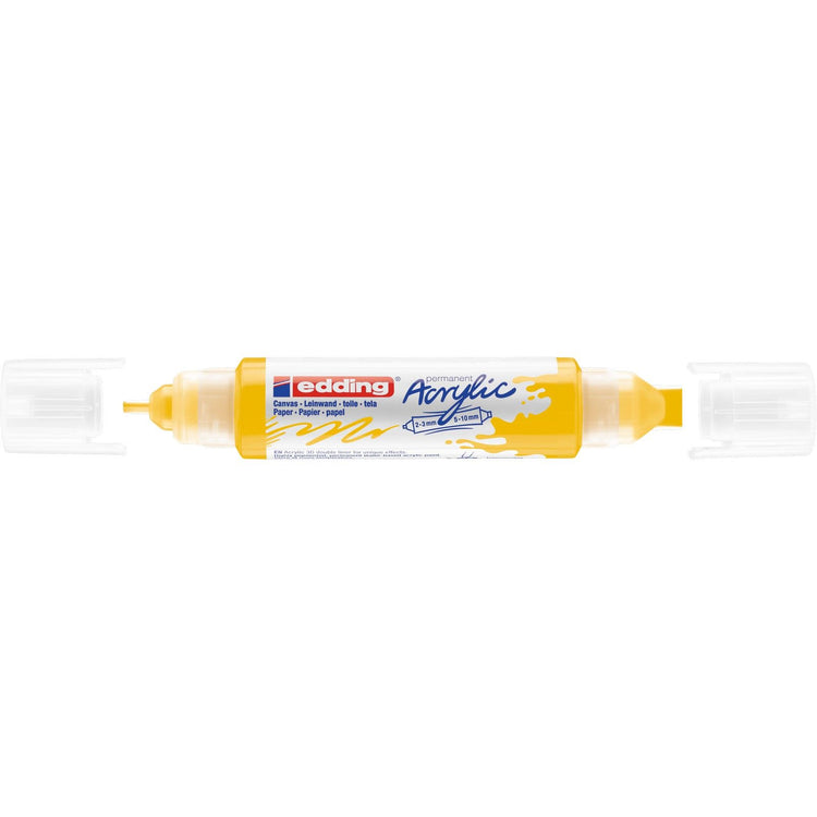 Edding 5000 • acrylique 3d doubleliner jaune signalisation