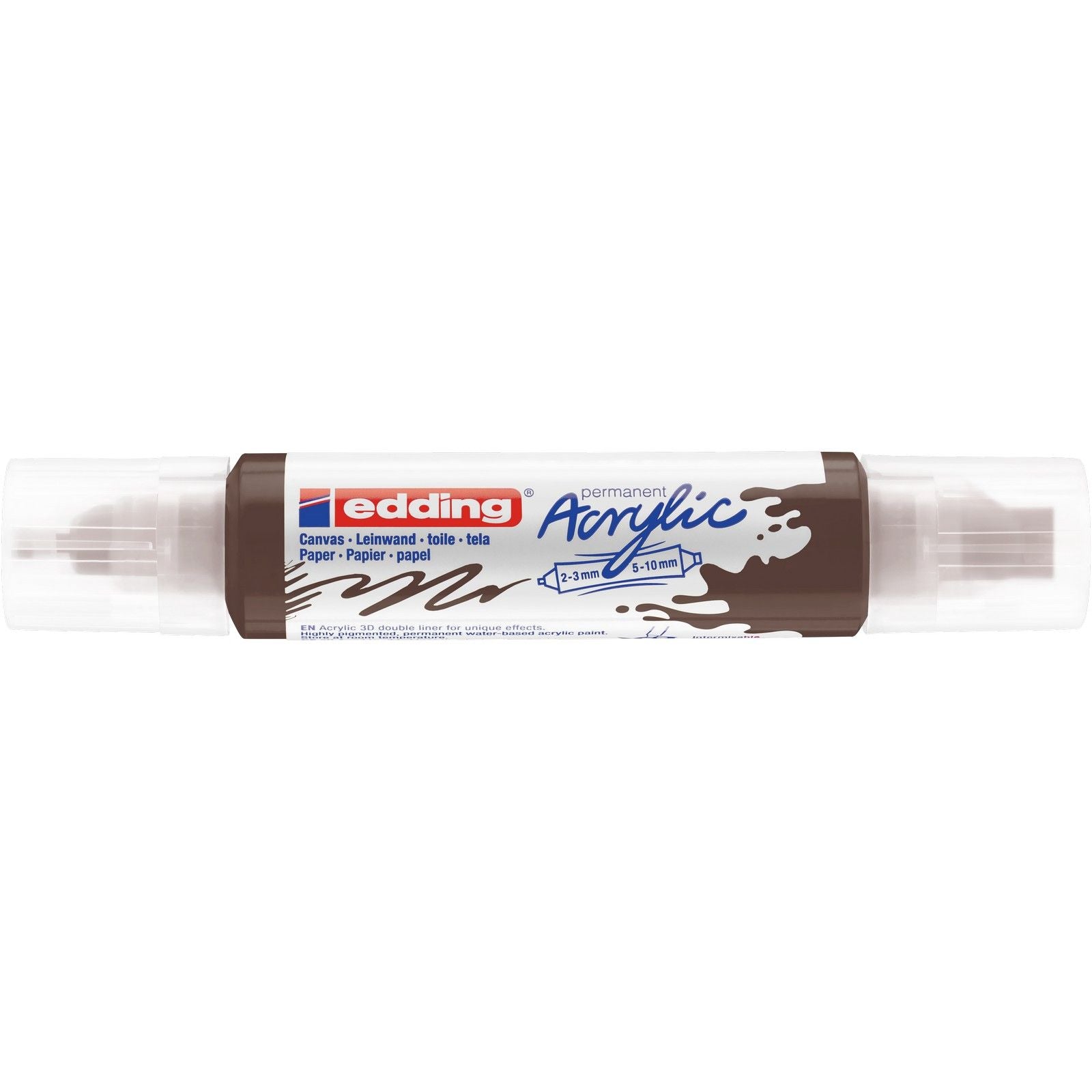 Edding 5000 • acrylique 3d doubleliner marron chocolat