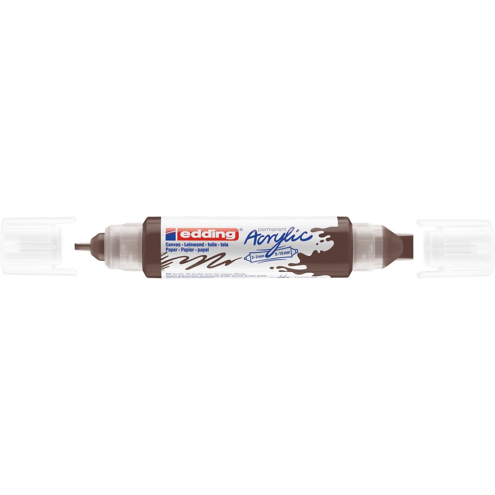 Edding 5000 • acrylique 3d doubleliner marron chocolat