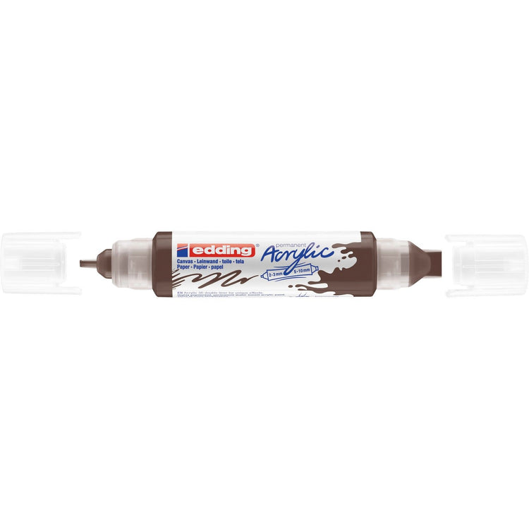 Edding 5000 • acrylique 3d doubleliner marron chocolat