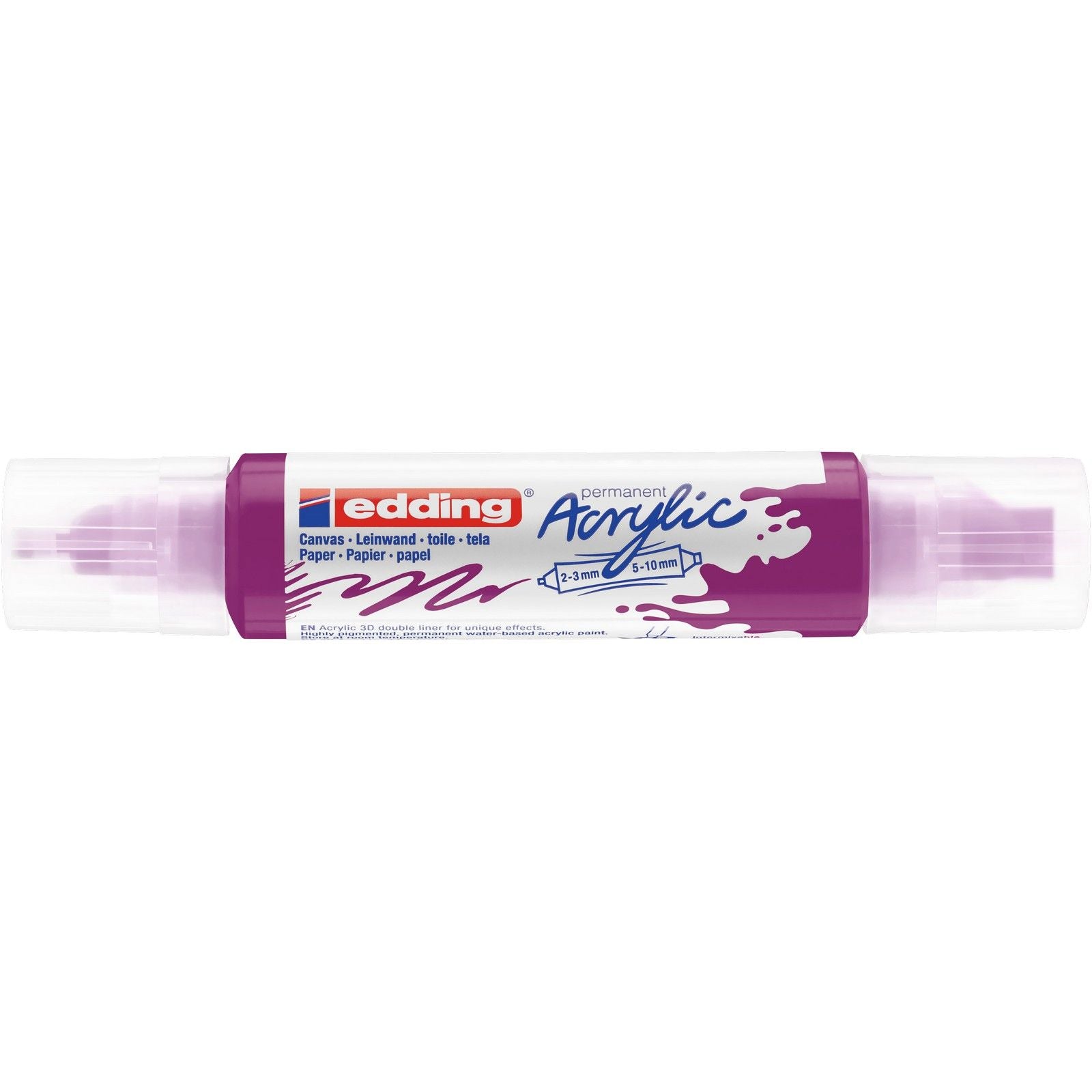 Edding 5000 • acrylique 3d doubleliner rouge baie