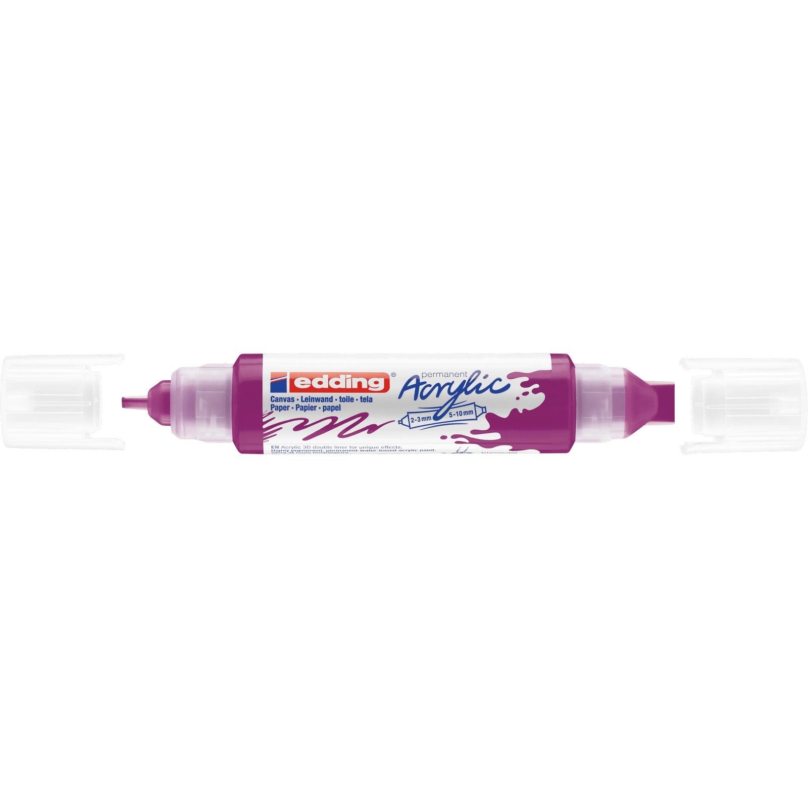 Edding 5000 • acrylique 3d doubleliner rouge baie