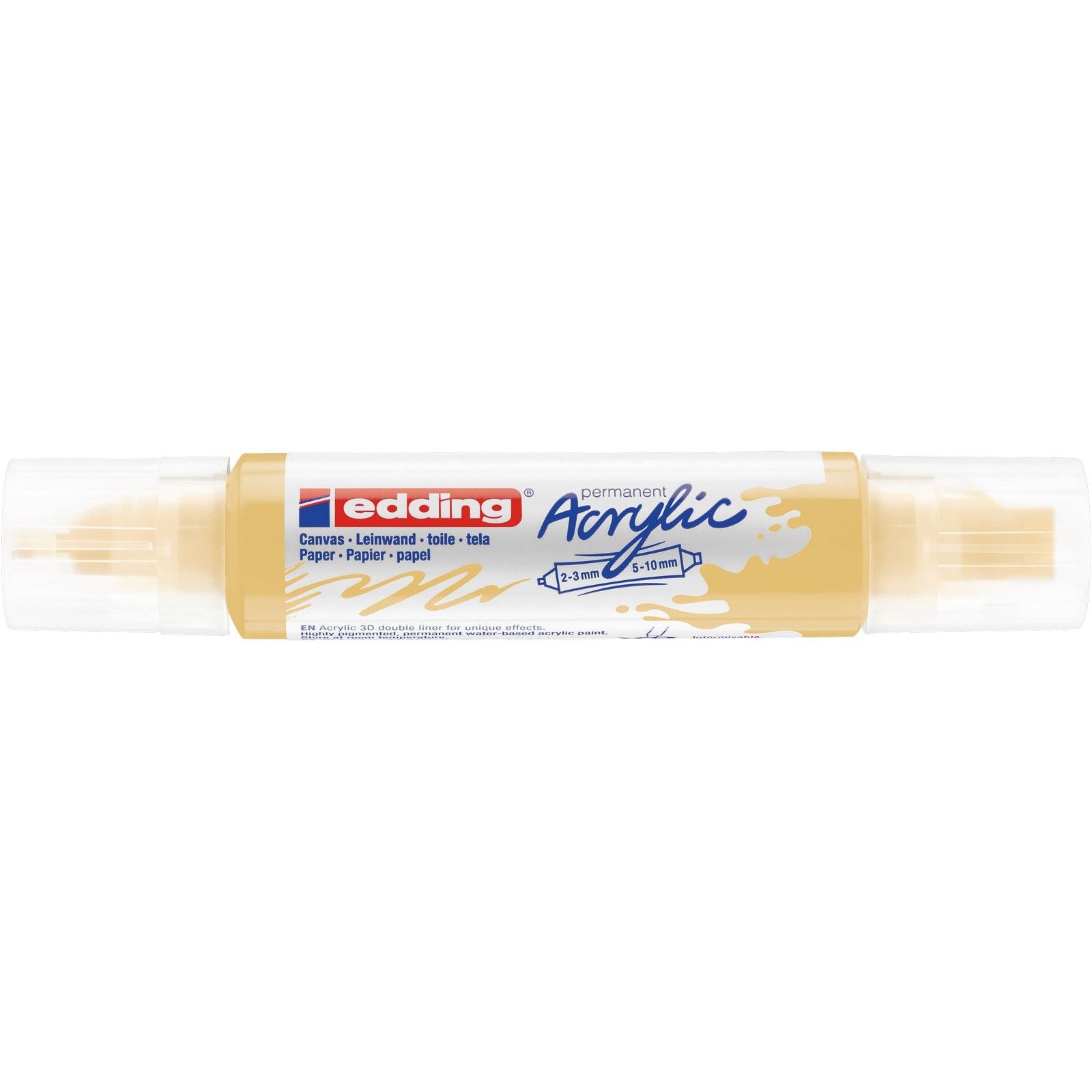 Edding 5000 • acrylique 3D double-liner pastel jaune