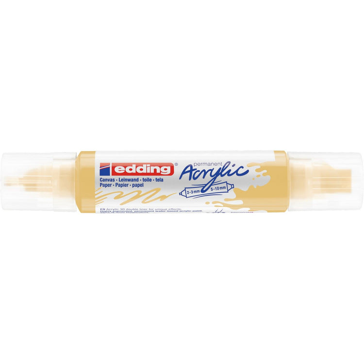 Edding 5000 • acrylique 3D double-liner pastel jaune
