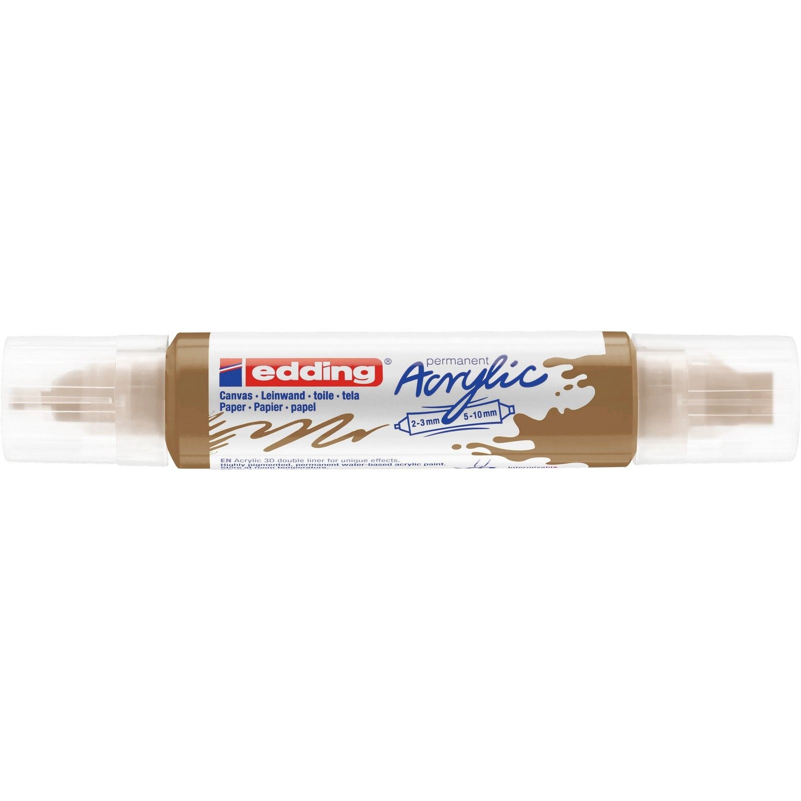 Edding 5000 • acrylique 3d doubleliner or riche