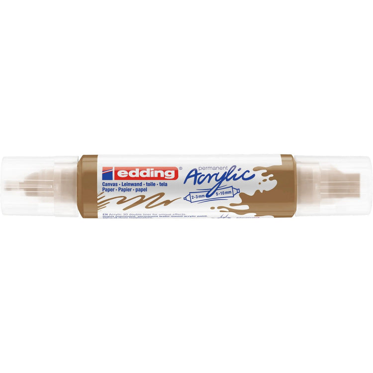 Edding 5000 • acrylique 3d doubleliner or riche