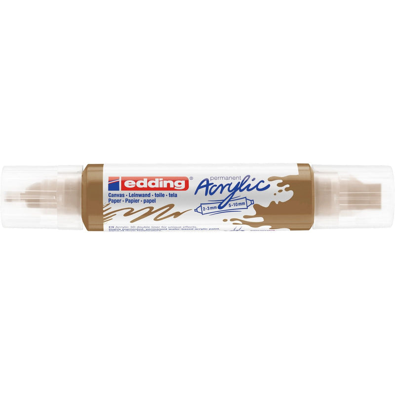 Edding 5000 • acrylique 3d doubleliner or riche