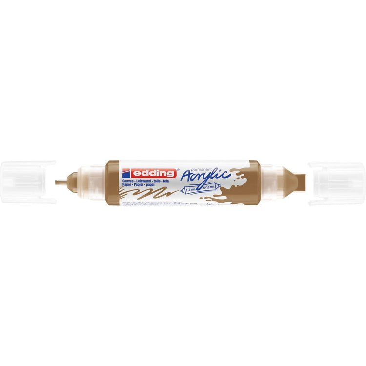 Edding 5000 • acrylique 3d doubleliner or riche