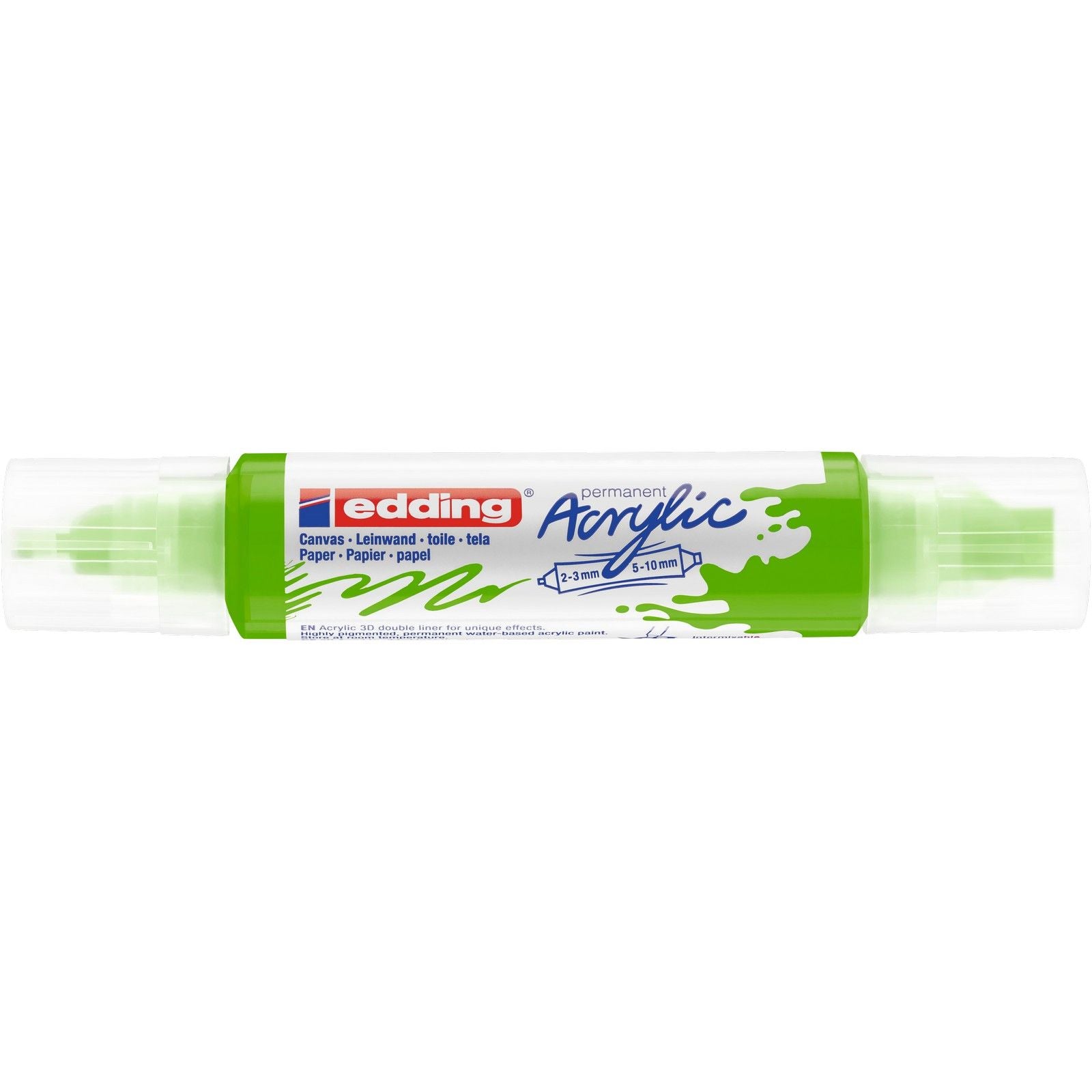 Edding 5000 • acrylique 3d doubleliner jaune-vert