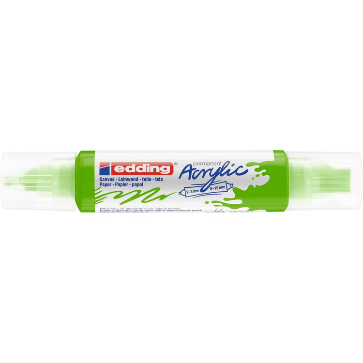 Edding 5000 • acrylique 3d doubleliner jaune-vert