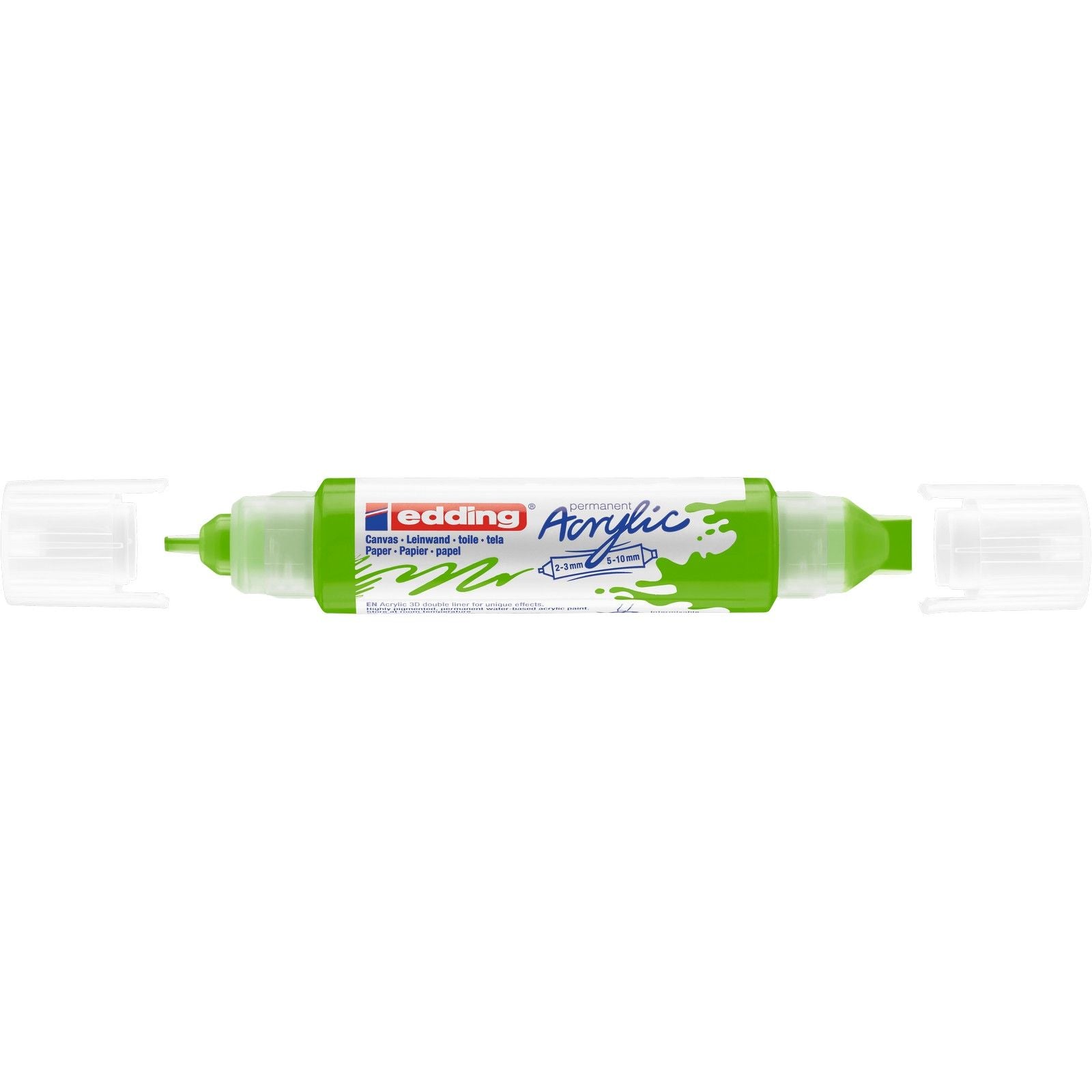 Edding 5000 • acrylique 3d doubleliner jaune-vert