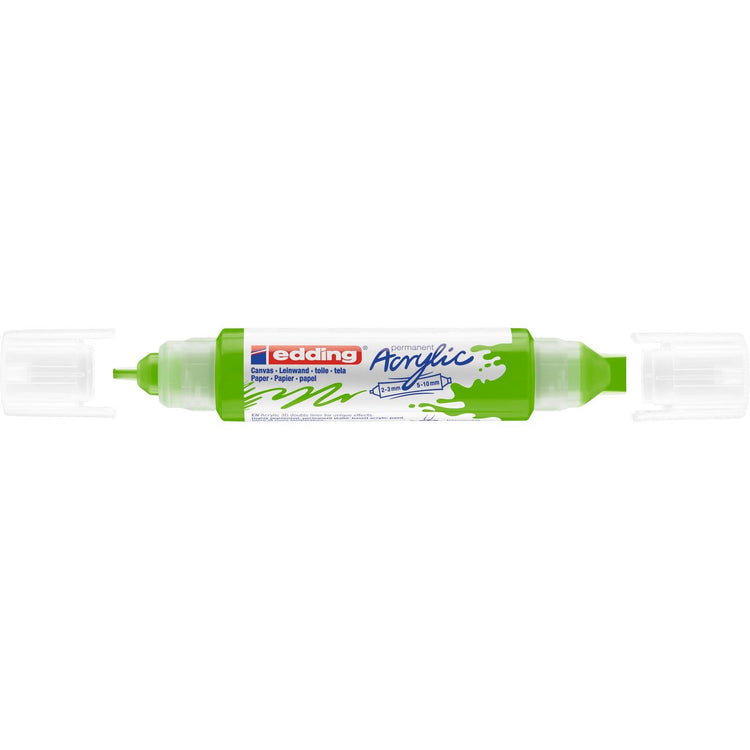 Edding 5000 • acrylique 3d doubleliner jaune-vert