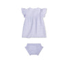 Léopard | Lila Girls Set Strand - Musline