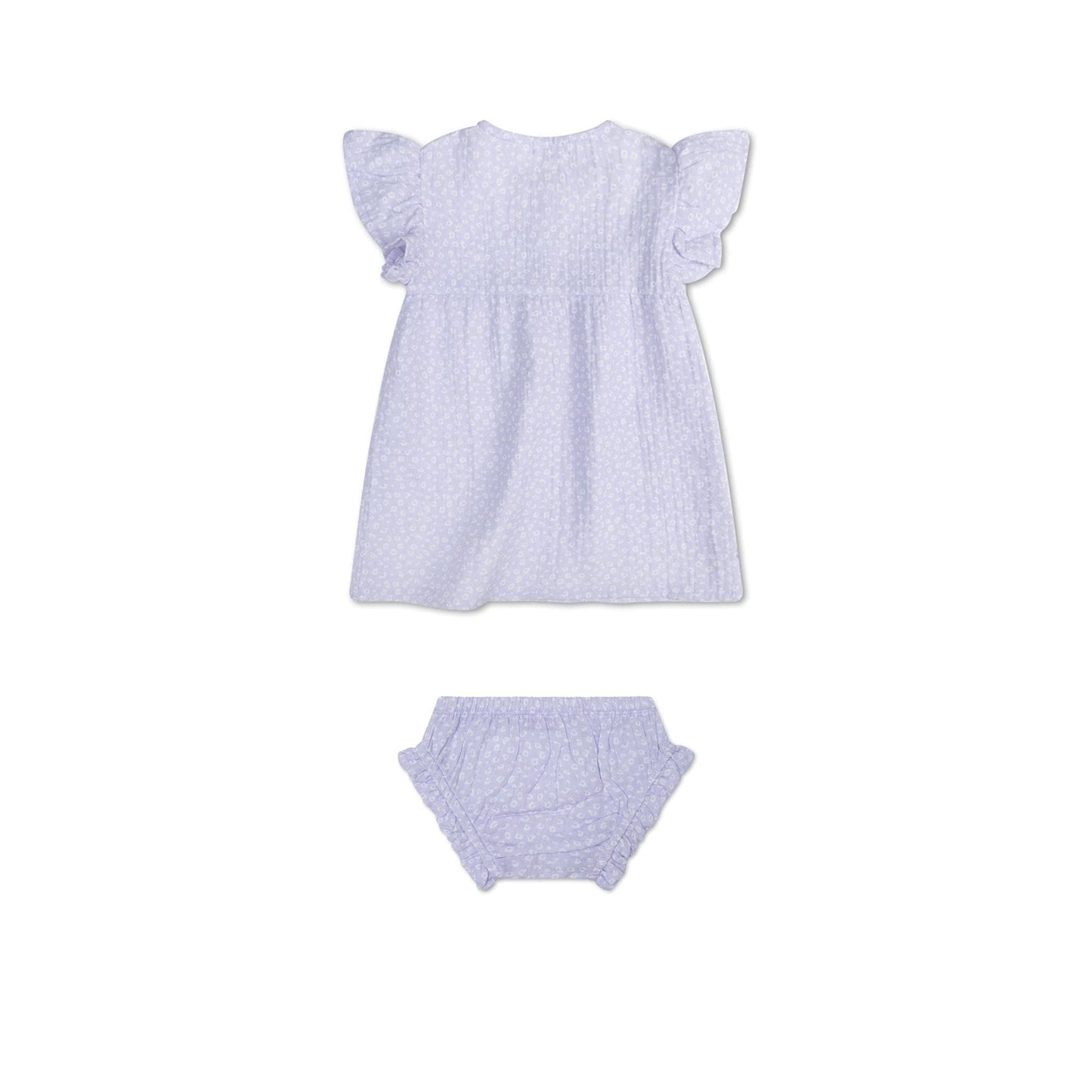 Léopard | Lila Girls Set Strand - Musline
