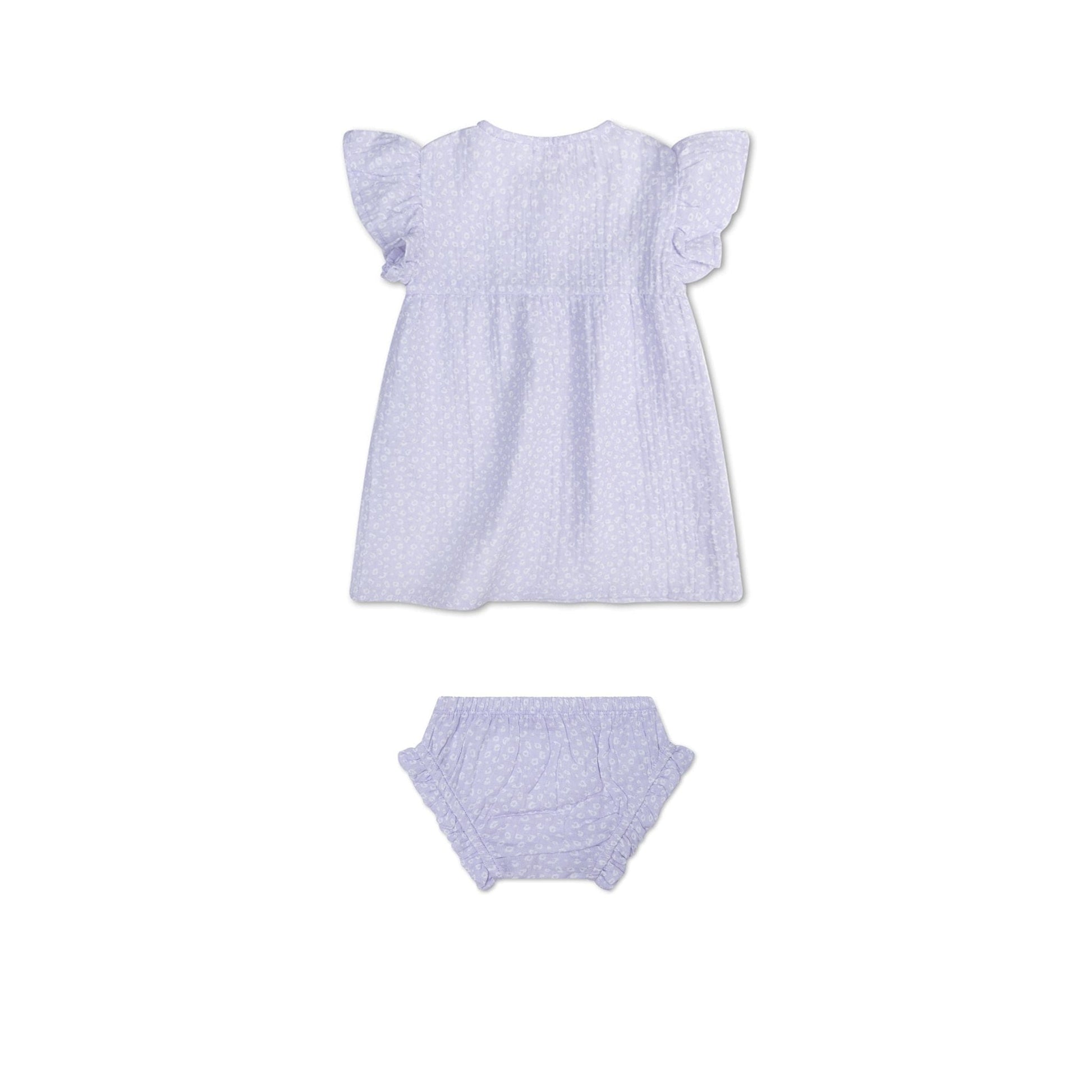 Léopard | Lila Girls Set Strand - Musline