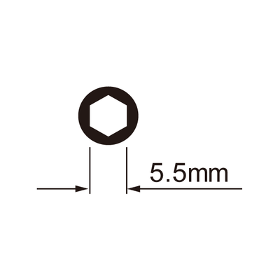 Icetoolz Spaak Keppy 12c7 pour les mamelons hexagonaux de 5,5 mm