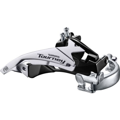 Shimano Voorkerilleur 3 x 6 Tourney à 7 vitesses FD-TY510 Top Swing Dual Pull Lage Klem 42T (66-69 °)