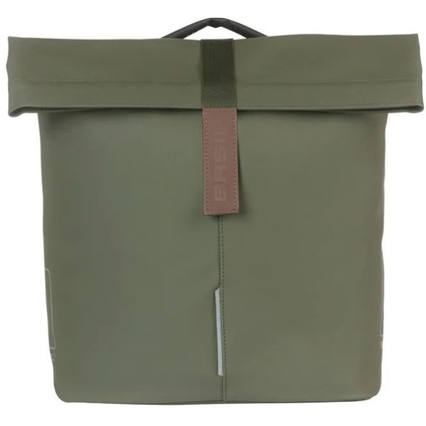 Sac à vélo de basilic Double City Moss Green Mik 28-32L