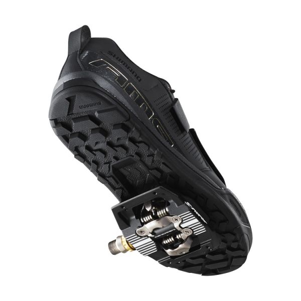 Shimano Pedal Set Saint PD-M821 SPD + Plateforme noire