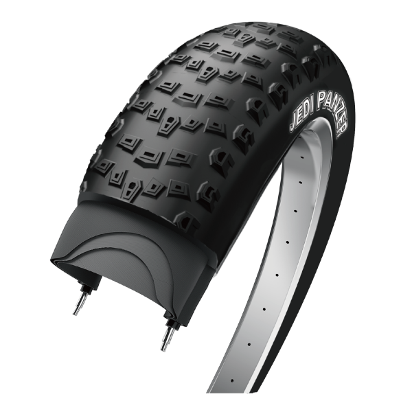 Bord pneu jedi fatbike 20 x 4,00 100-406 - noir
