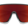 Smith Bobcat Lunes Black Chromapop Red Mirror