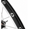 Roue arrière Shimano 28 aluminium jante zac 2000 noir argent - moyeu sg-c6001-8r nexus 8 et rayons inox