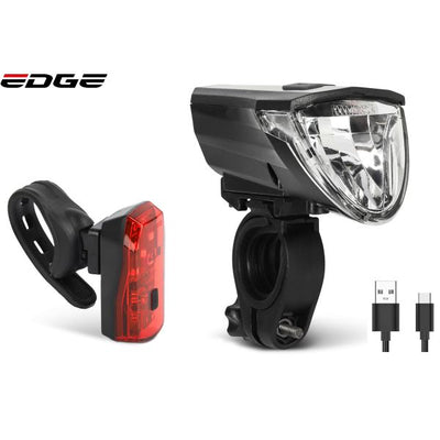 Ensemble d'éclairage de bord Razor 60 Lux USB STVZO approuvé (incl. Fonction du feu de frein)