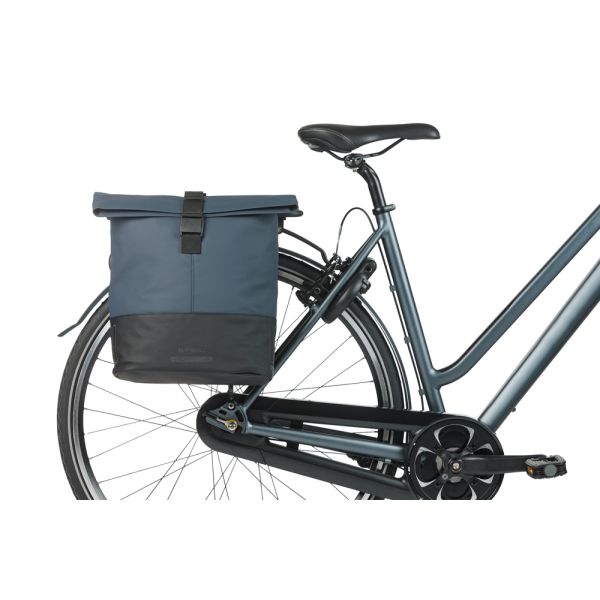 Sacoche de vélo double Basil Cove 28-32l 14 x 29 x 36 cm - bleu noir