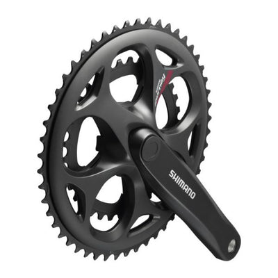 Shimano Crankset 7 8 Speed ​​Tourney FC-A070 Compact 170 50-34T avec Black carré