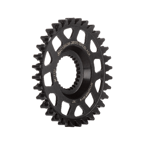Gates Gear CDX 32T Pignon de la ligne d'ailettes chromoly noir