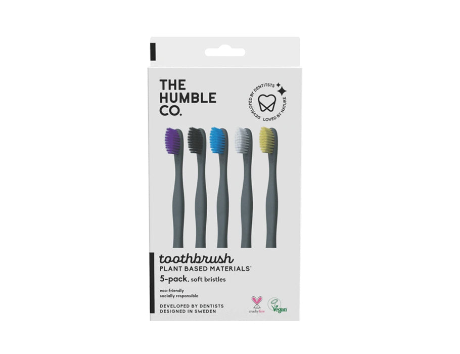 The Humble Co. Brosses à dents à base de plantes 5 pièces