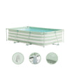 Essence | Piscine de design blanc vert 300x200x75 cm incl. Accessoires