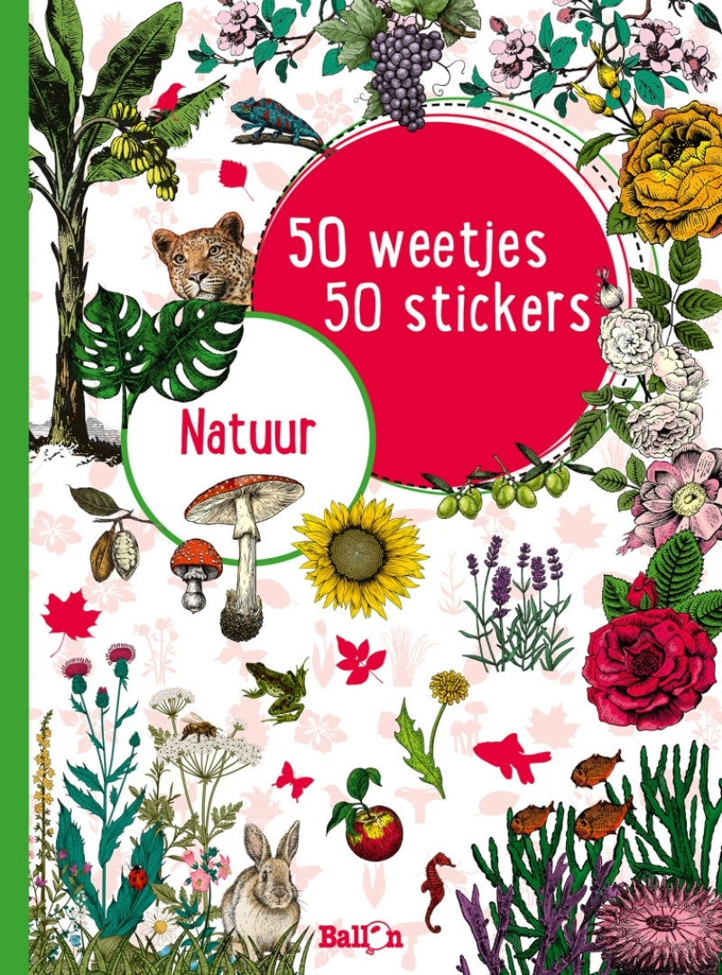 50 faits 50 autocollants - Nature