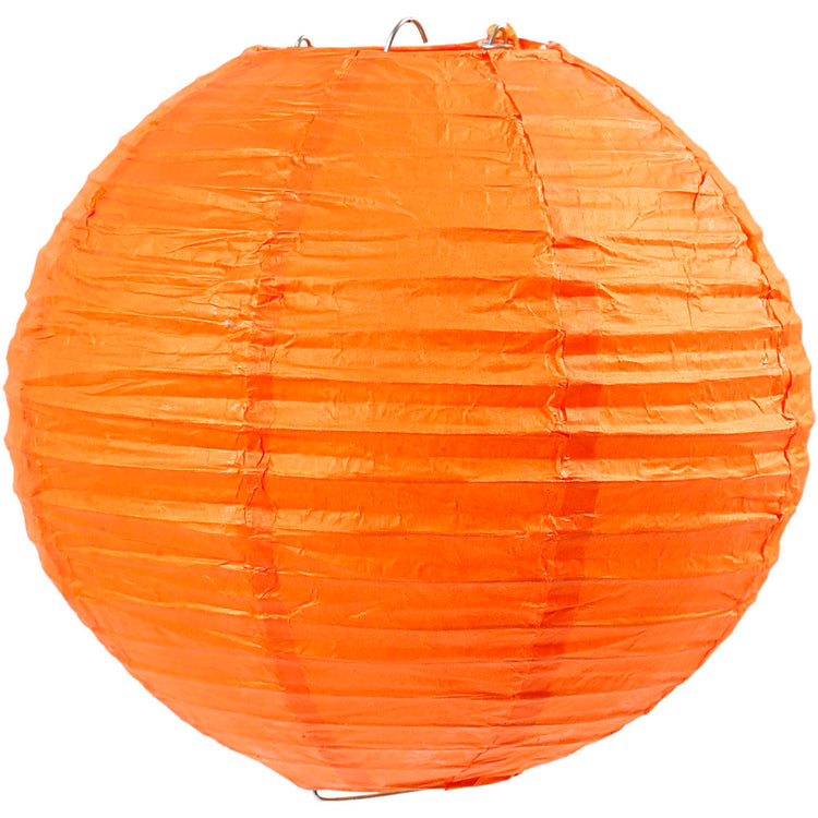 Lampe en papier de riz Creativ company, d 20 cm, orange, 1 pièce