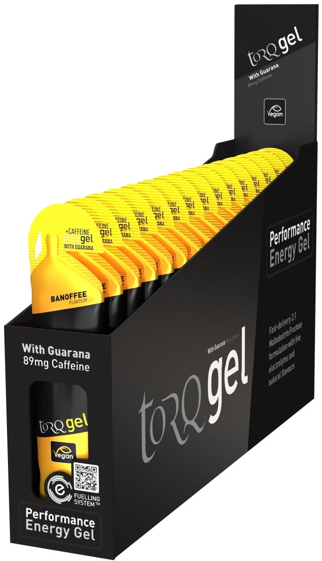 Torq gel banoffee au guarana (boîte 15)