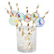 Boland pailles en papier licorne lot de 6 pièces