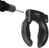 Défenseur de serrure à anneau axa rétractable avec une clé amovible noir - afbeelding 2