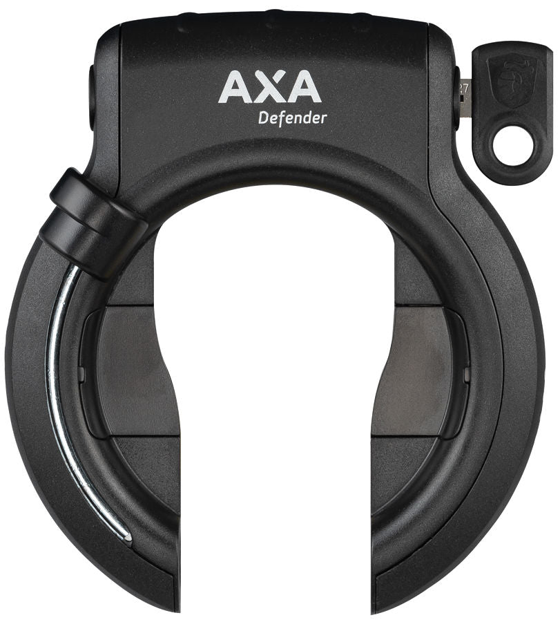 Axa - Ringslot Defender Retractable met uitneembare sleutel zwart