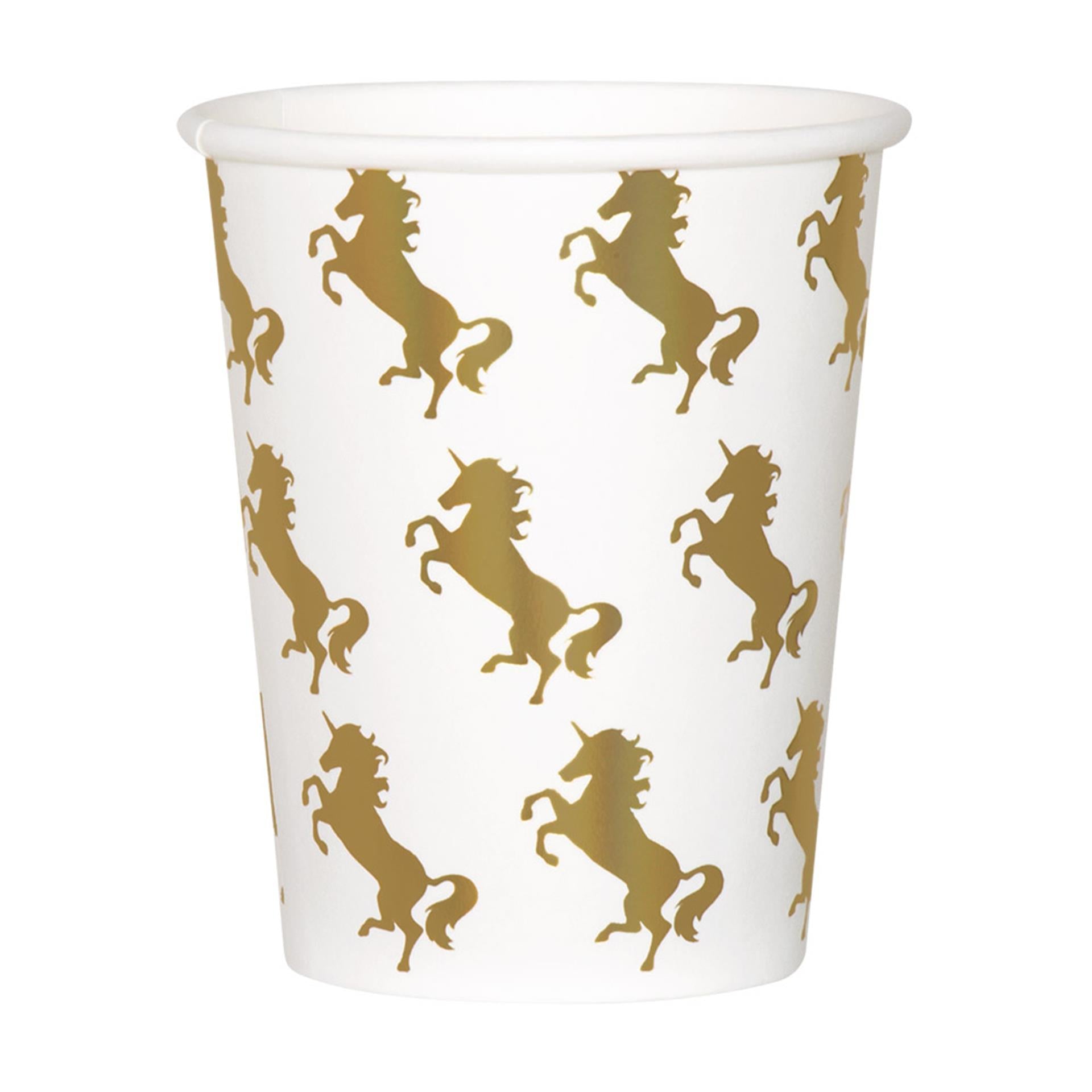 Boland gobelets en papier licorne set a 10 21cl