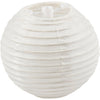 Lampe en papier Creativ company, ronde, d 7,5 cm, blanche, 10 pièces 1 boîte