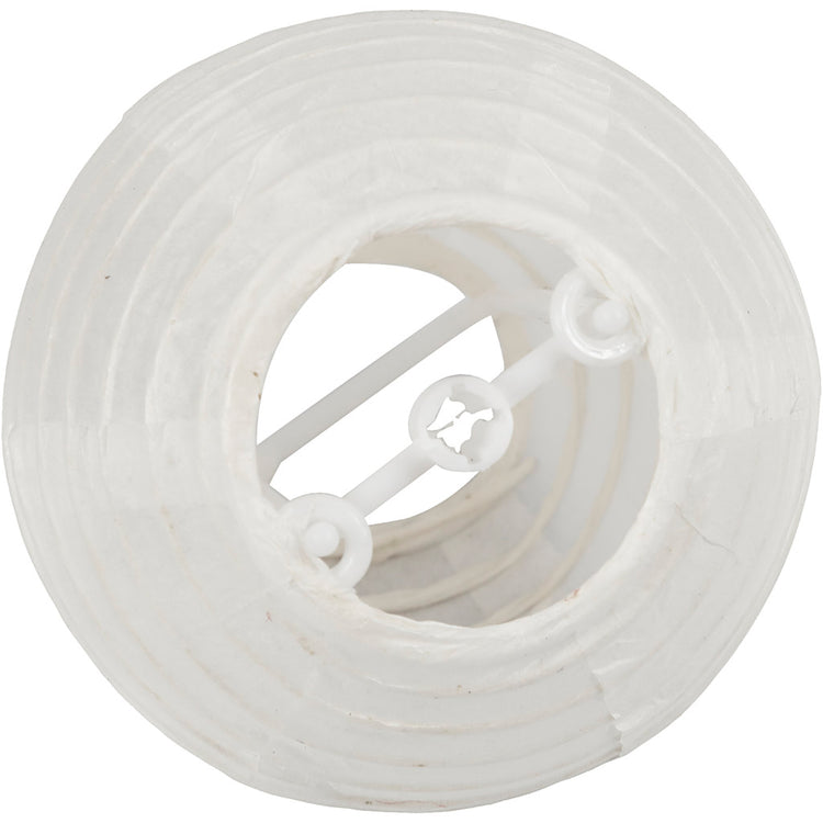 Lampe en papier Creativ company, ronde, d 7,5 cm, blanche, 10 pièces 1 boîte