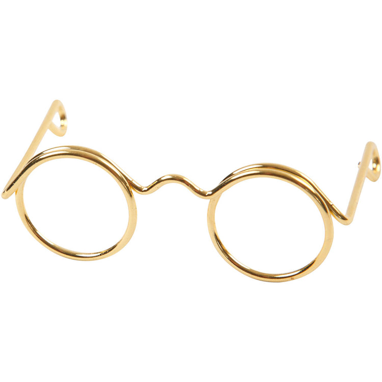 Verres Creativ Company, l: 35 mm, diamètre du trou 13 mm, or, 10 pièces 1 boîte