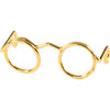 Lunettes Creativ company, l: 25 mm, or, 10 pièces 1 boîte
