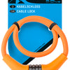 Câble M-Wave Figure Lot Silicon 900 x 12 mm Orange